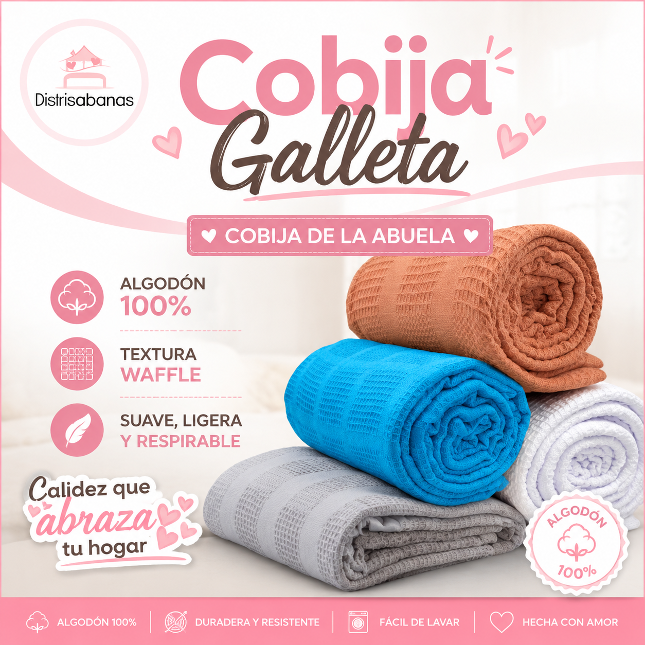 B7EDFF3E-6DB0-41DE-B06C-D9A69A849AEB Cobija Galleta - Imagen 1