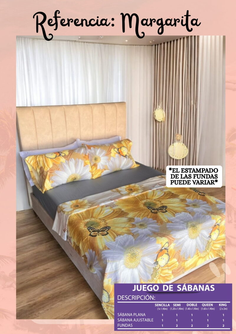 Sábana DistriSábanas MARGARITA