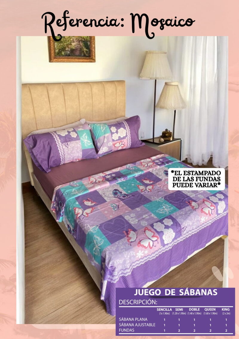 Sábana DistriSábanas MOSAICO