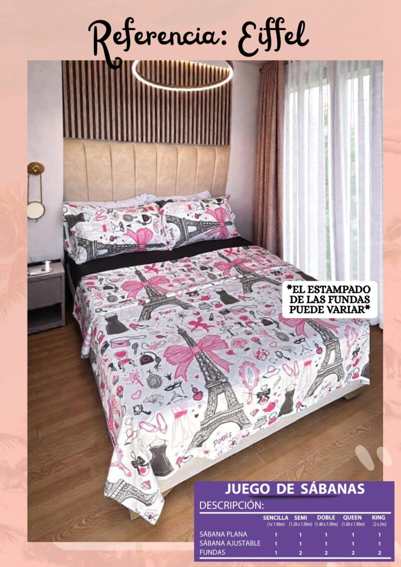 Sábana DistriSábanas EIFFEL