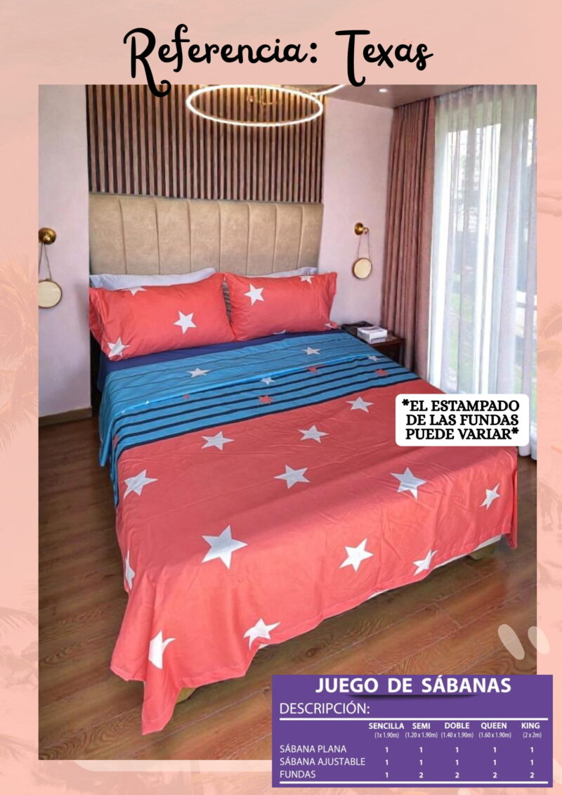 Sábana DistriSábanas TEXAS