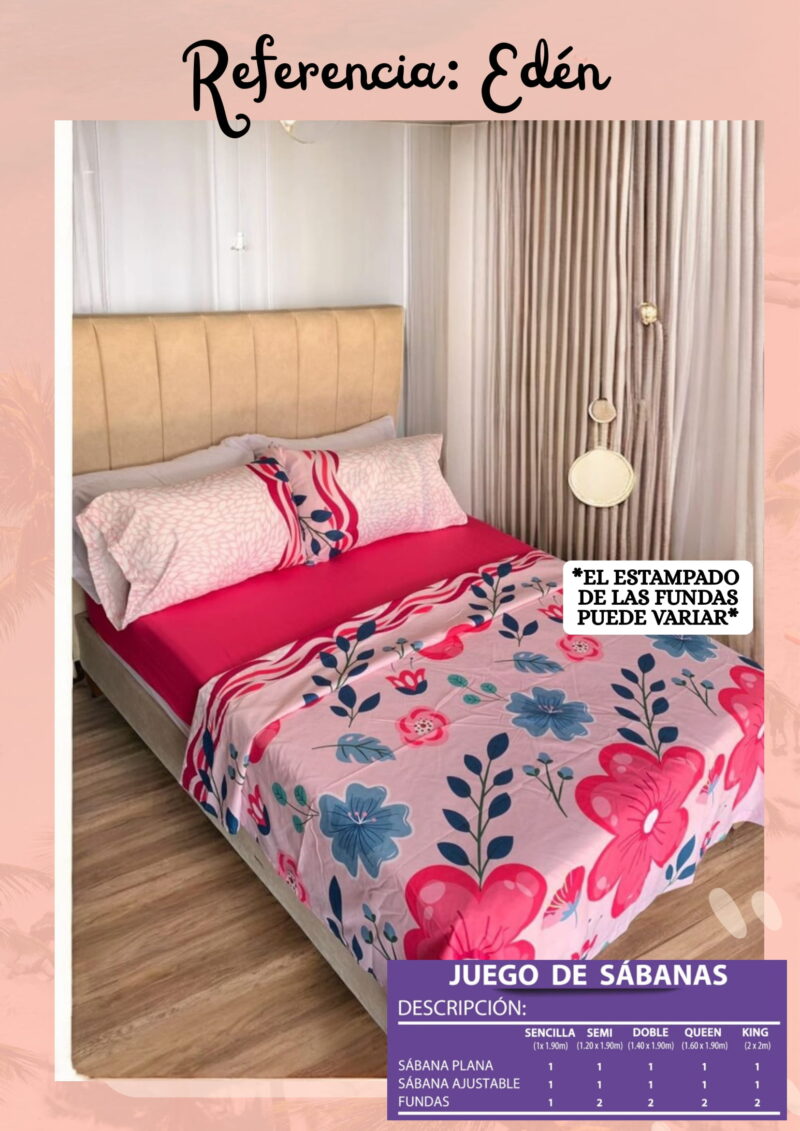 Sábana DistriSábanas EDEN