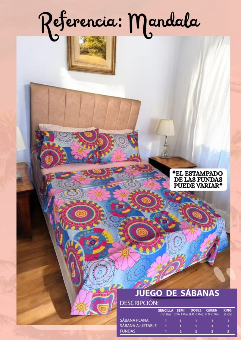 Sábana DistriSábanas MANDALA