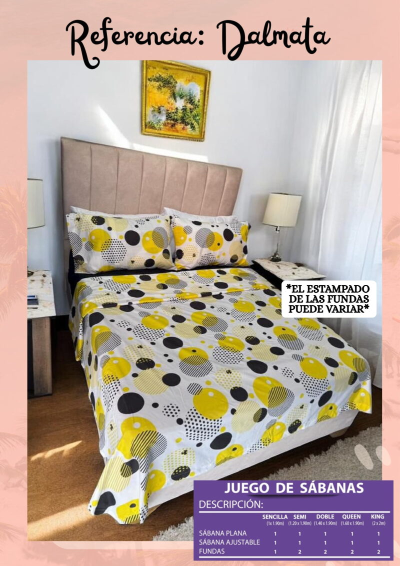 Sábana DistriSábanas DALMATA