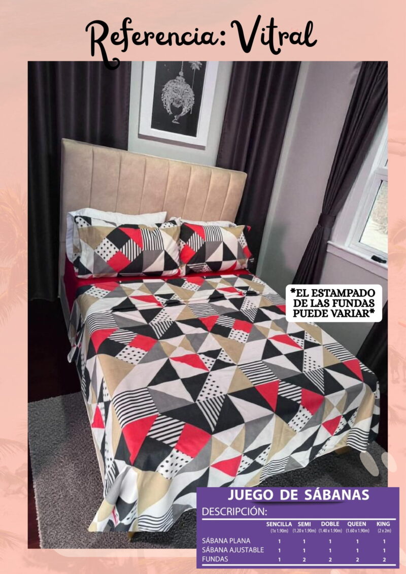 Sábana DistriSábanas VITRAL