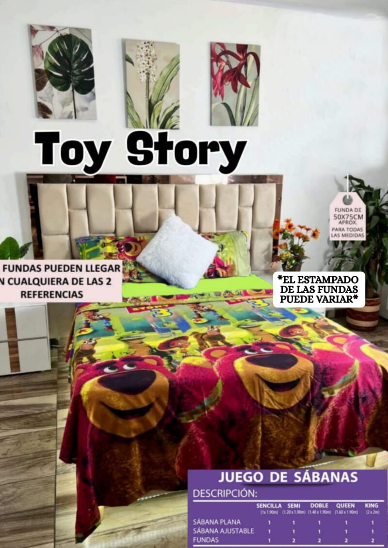 Sábana Infantil Toy Story