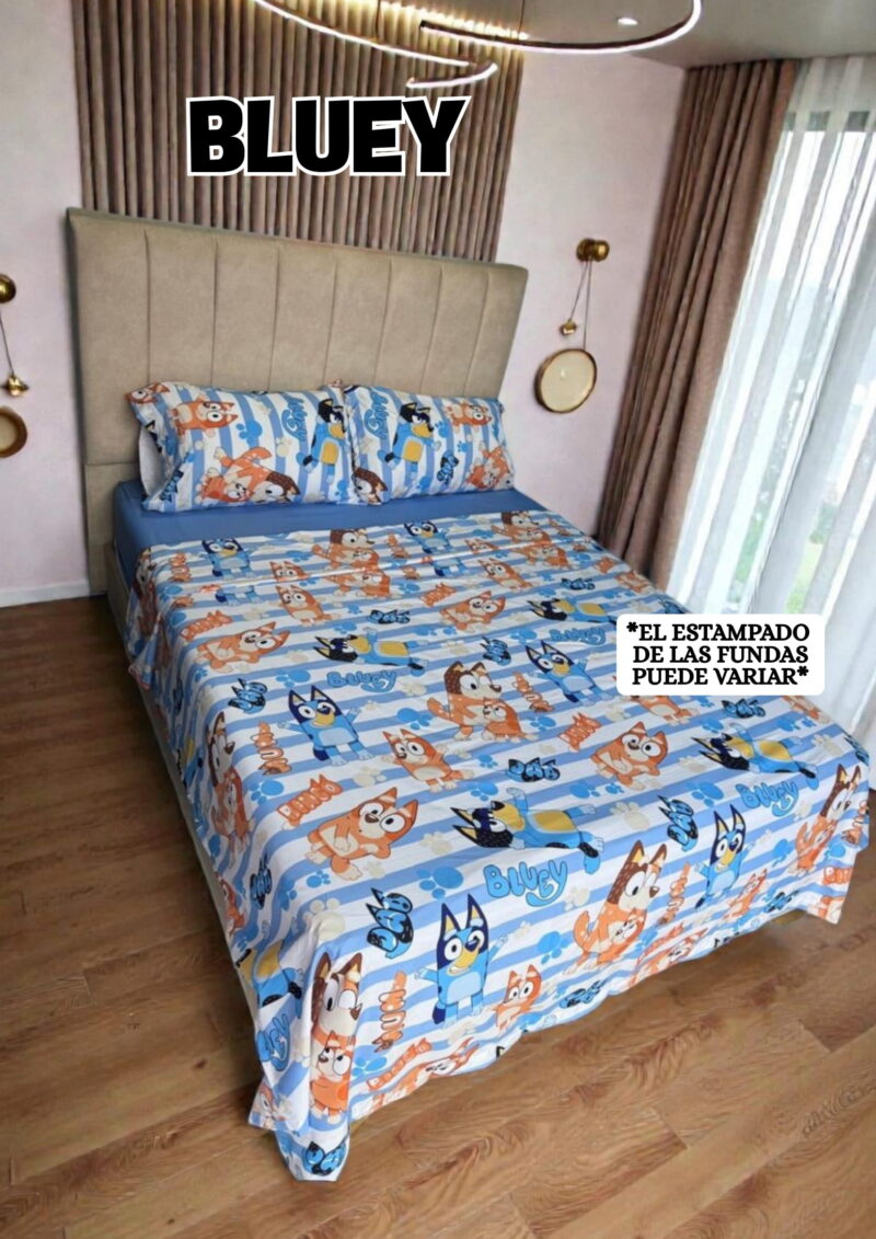Sábana Infantil BLUEY