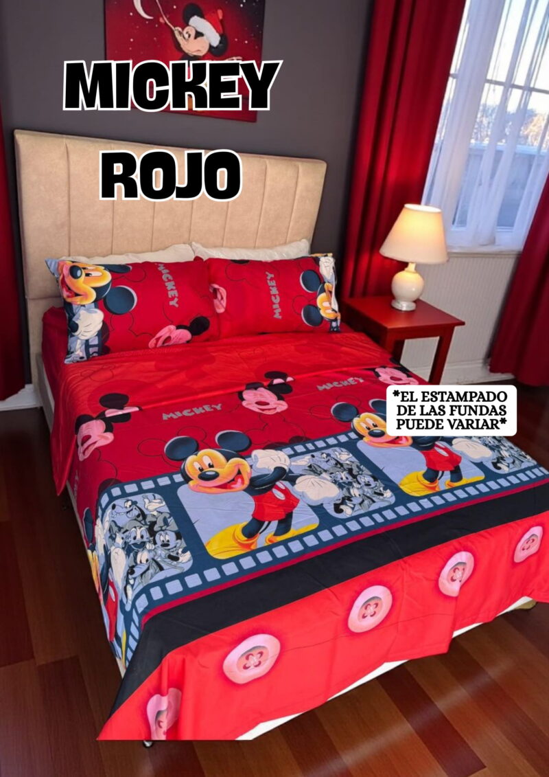 Sábana Infantil MICKEY ROJO