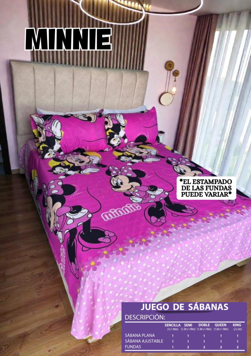 Sábana Infantil MINNIE