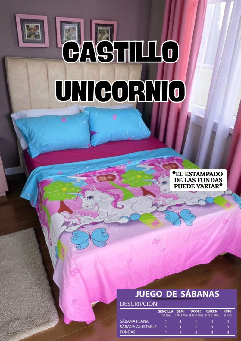 Sábana Infantil UNICORNIO