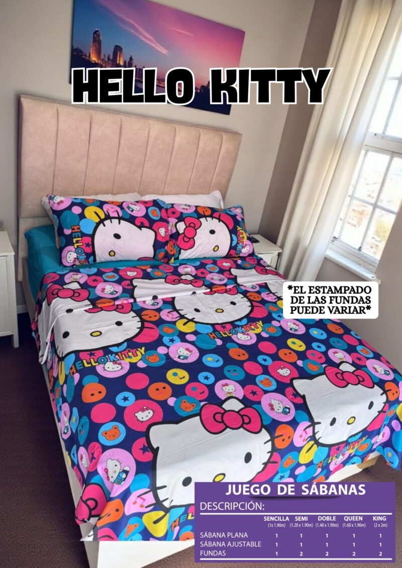 Sábana Infantil HELLO KITTY