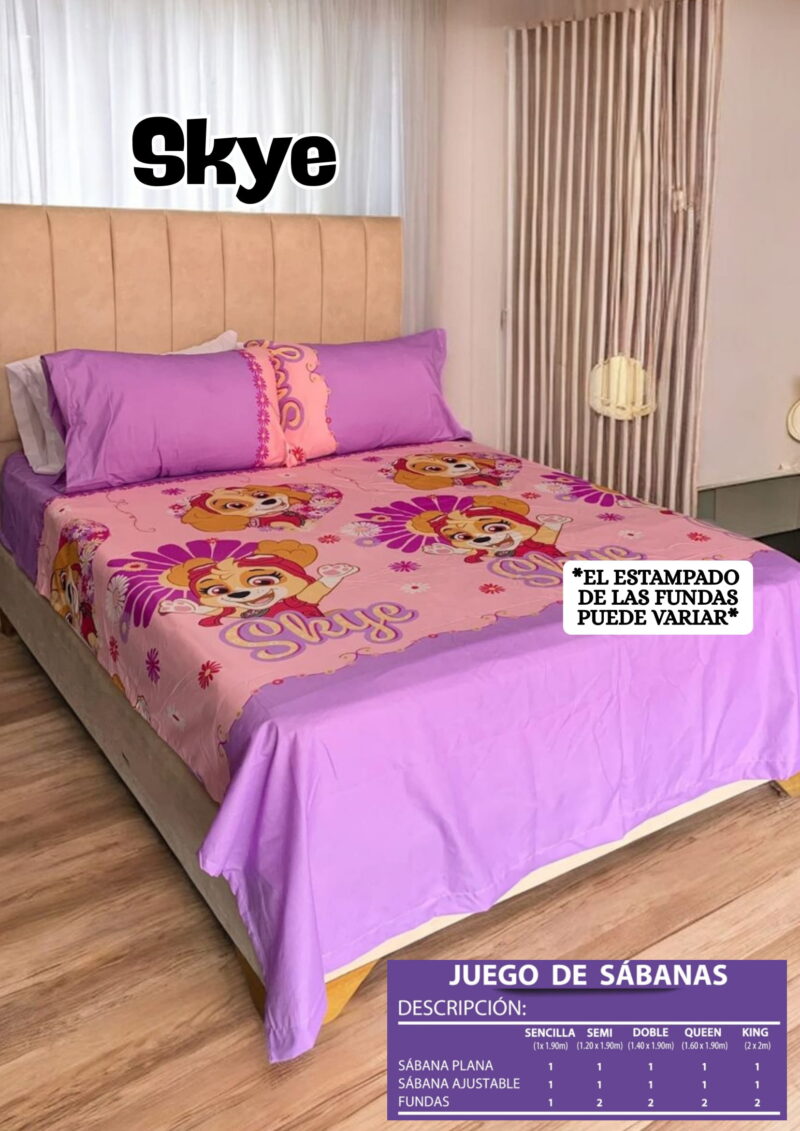 Sábana Infantil SKYE