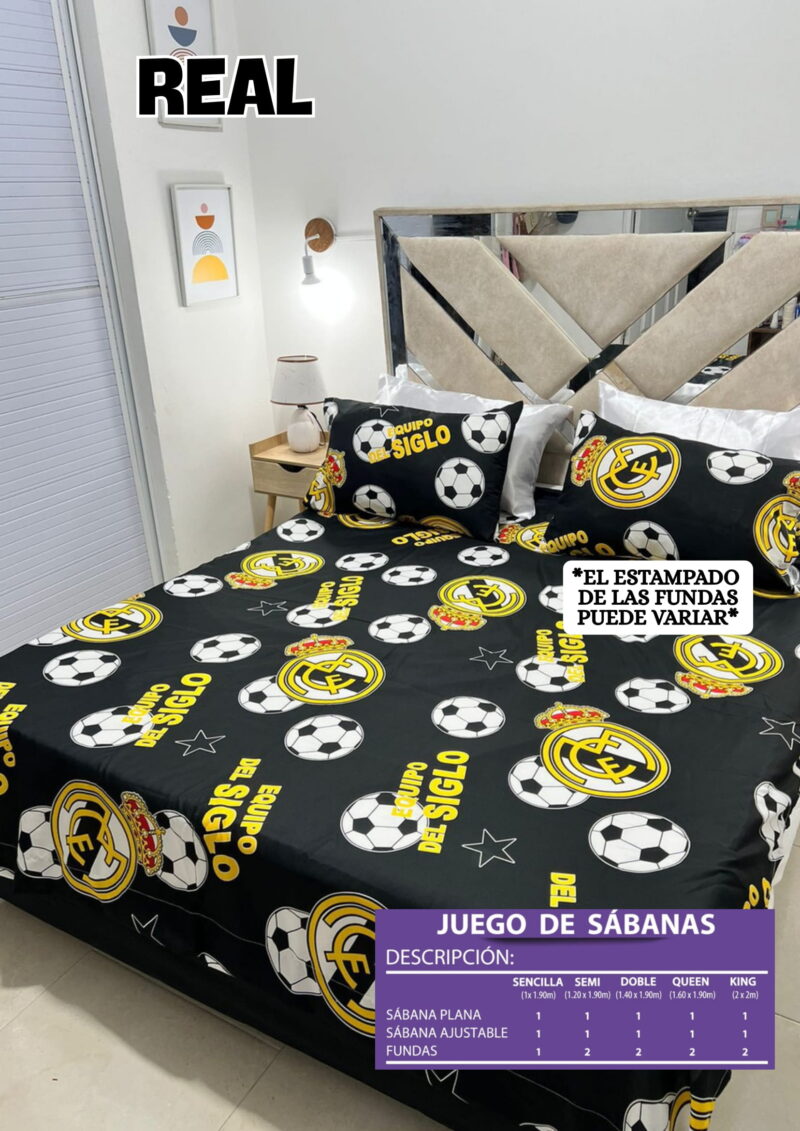 Sábana Equipo REAL MADRID