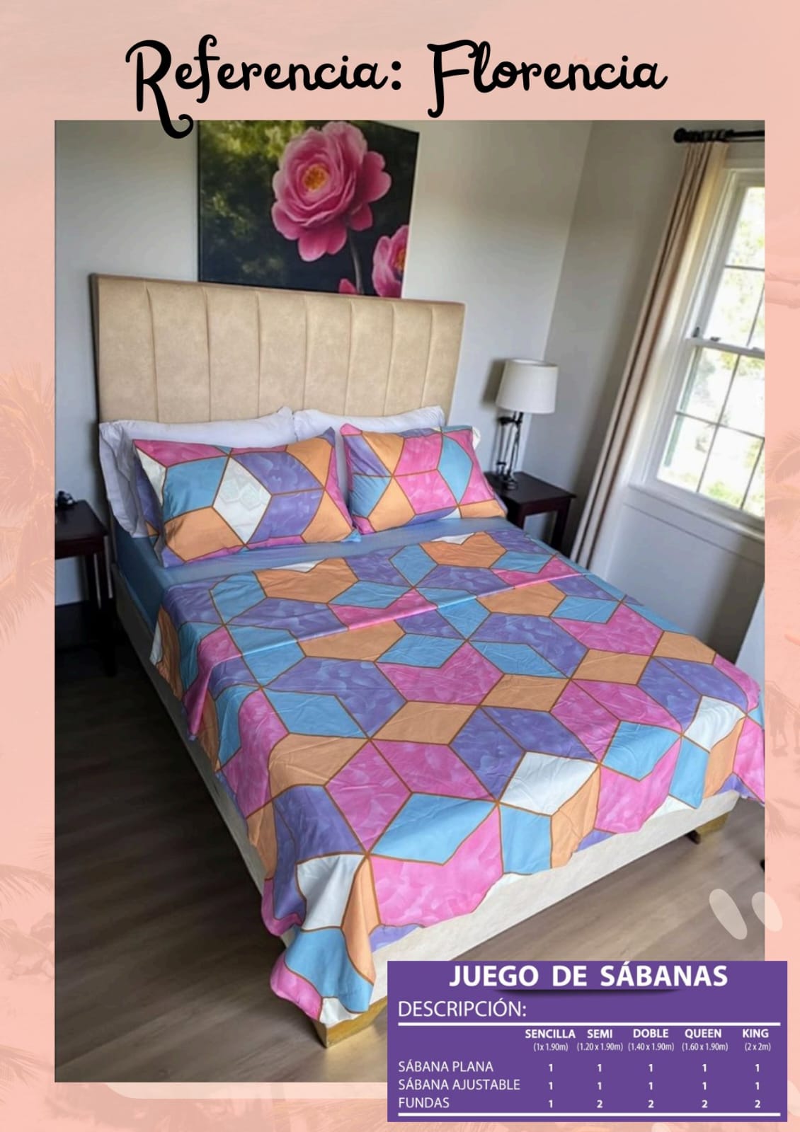 WhatsApp Image 2026-01-24 at 9.27.54 AM (2) Sábana DistriSábanas FLORENCIA - Imagen 1