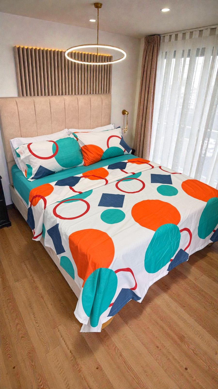 WhatsApp Image 2026-01-31 at 10.20.47 AM (1) Sábana DistriSábanas GEOMETRIA - Imagen 1