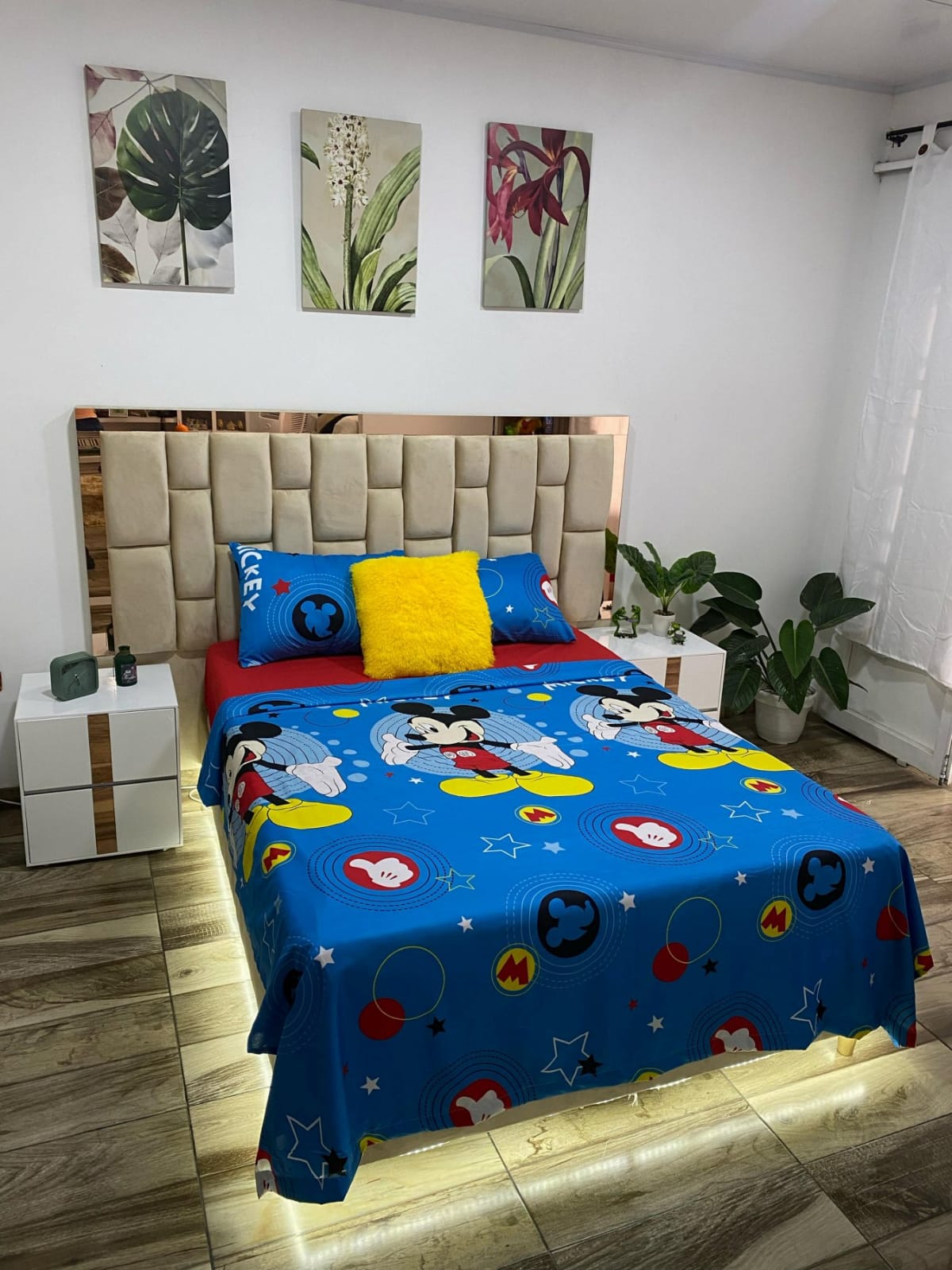 WhatsApp Image 2026-02-21 at 4.22.21 PM (3) Sábana Infantil MICKEY AZUL - Imagen 1