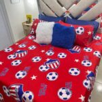 Sábana Equipo JUNIOR rojo