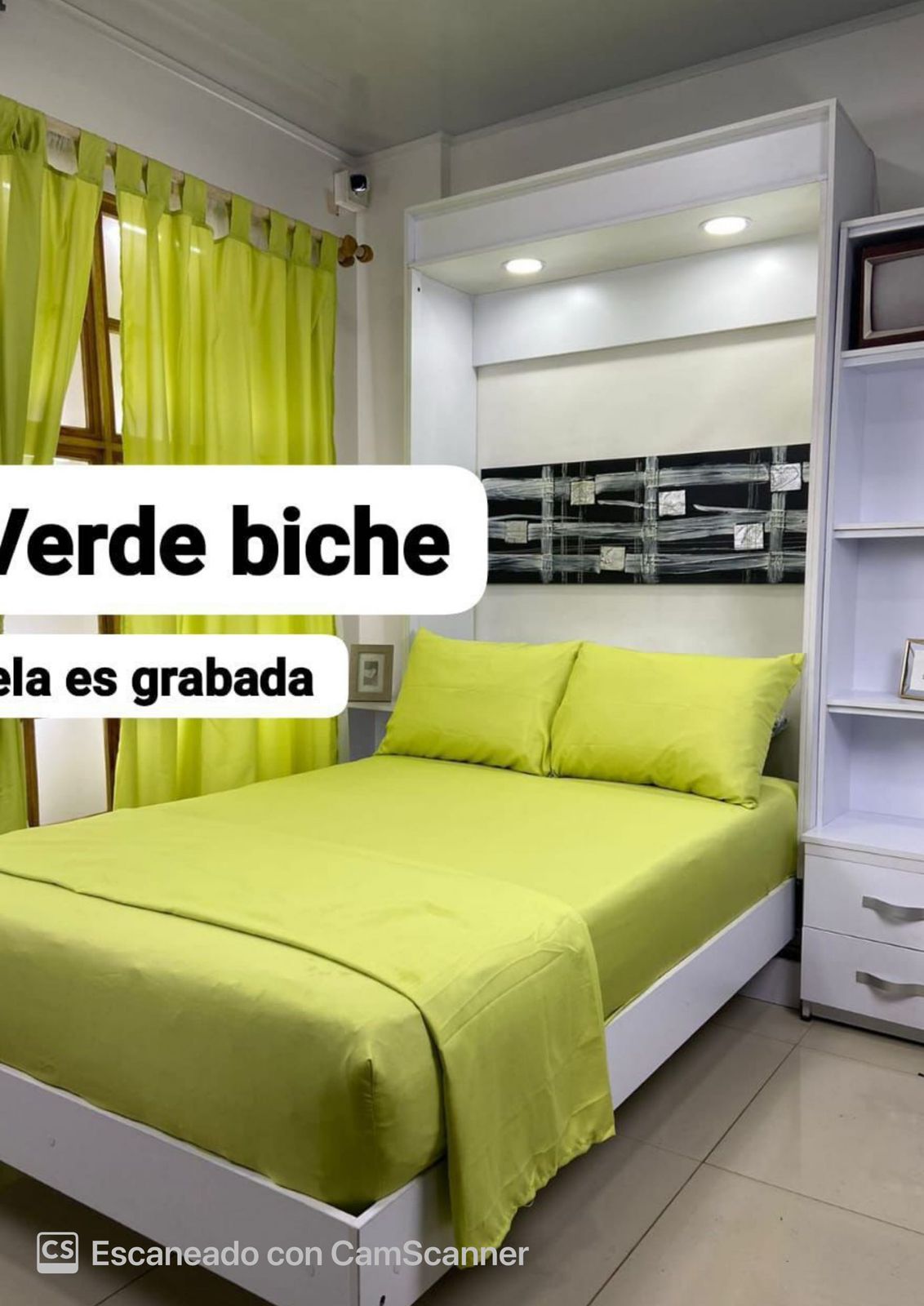 WhatsApp Image 2026-04-28 at 9.49.26 AM Sábana Unicolor VERDE BICHE - Imagen 1