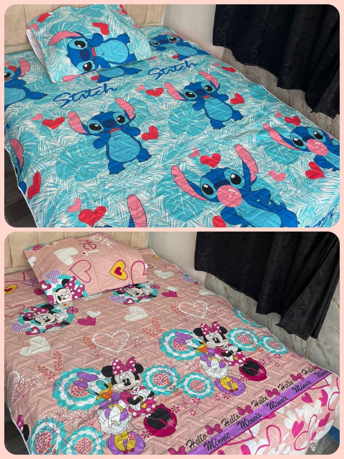WhatsApp Image 2026-06-09 at 5.06.21 PM (1) Colcha Infantil Stick / Minnie Sencilla - Imagen 1