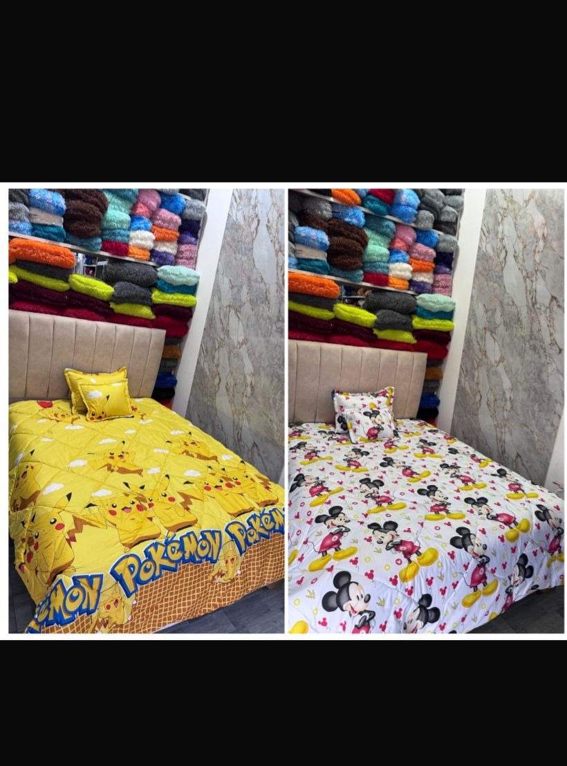 WhatsApp Image 2026-07-04 at 5.35.19 PM (1) Edredón Infantil PIKACHU / MICKEY - Imagen 1