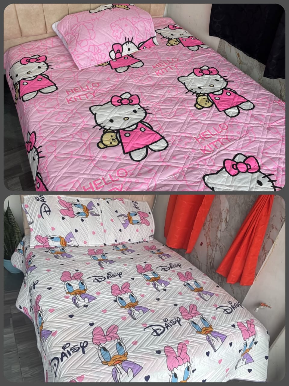 WhatsApp Image 2026-07-16 at 10.30.57 AM (3) Colcha Infantil KITTY / DAISY - Imagen 1