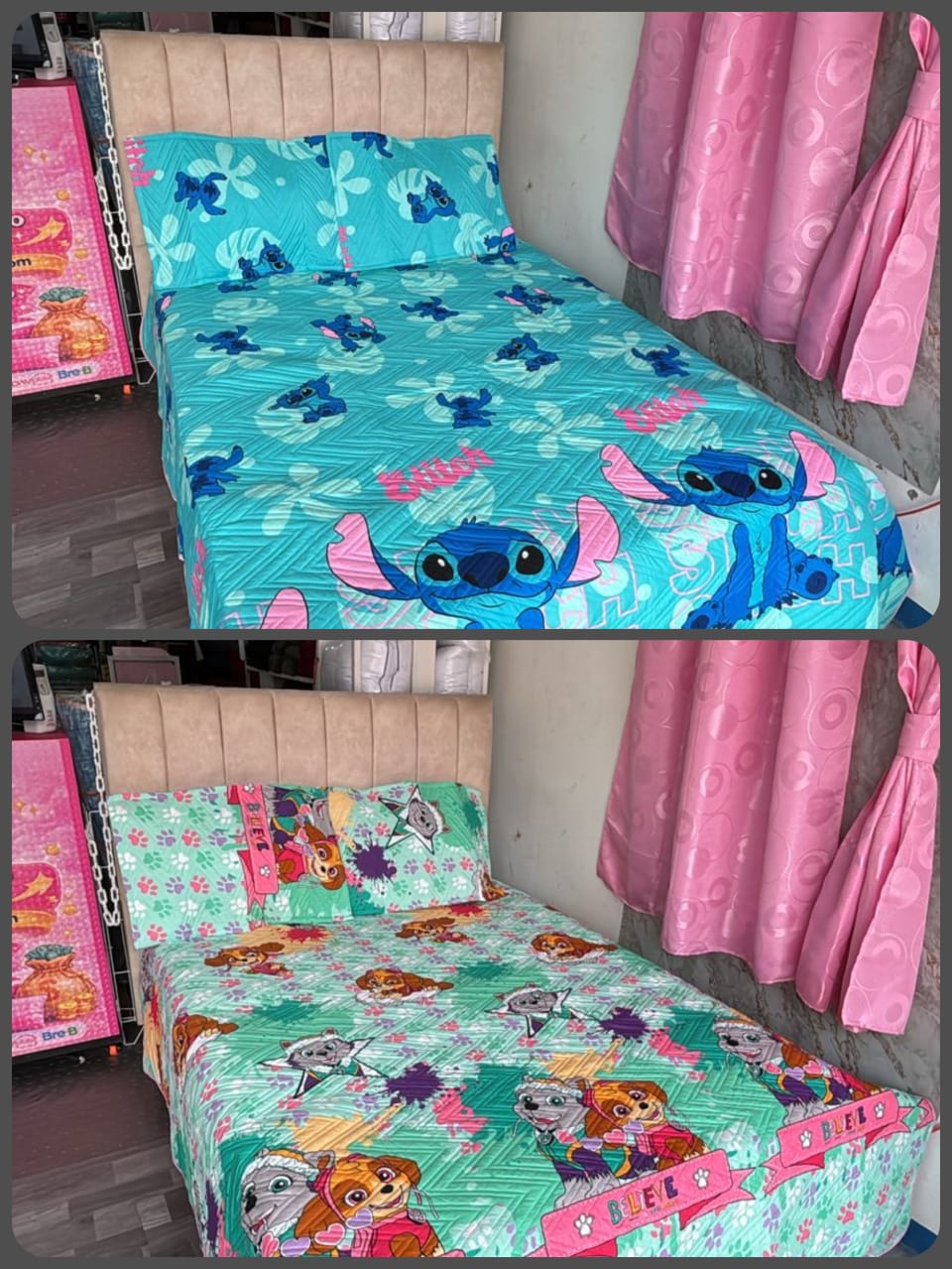 WhatsApp Image 2026-07-16 at 10.30.57 AM Colcha Infantil STITCH / PATROL - Imagen 1