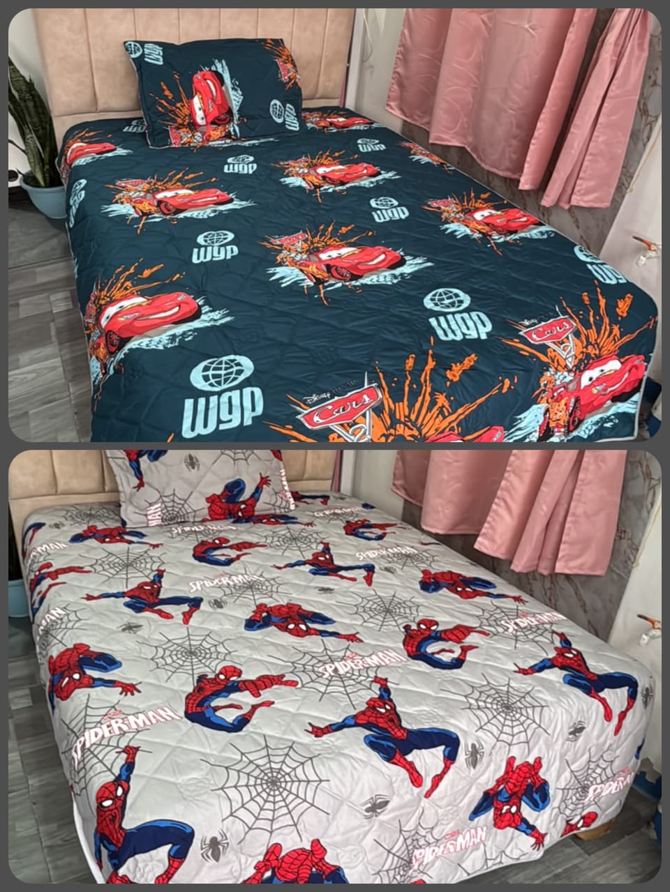 WhatsApp Image 2026-07-16 at 10.30.59 AM Colcha Infantil SPIDERMAN / CARS - Imagen 1
