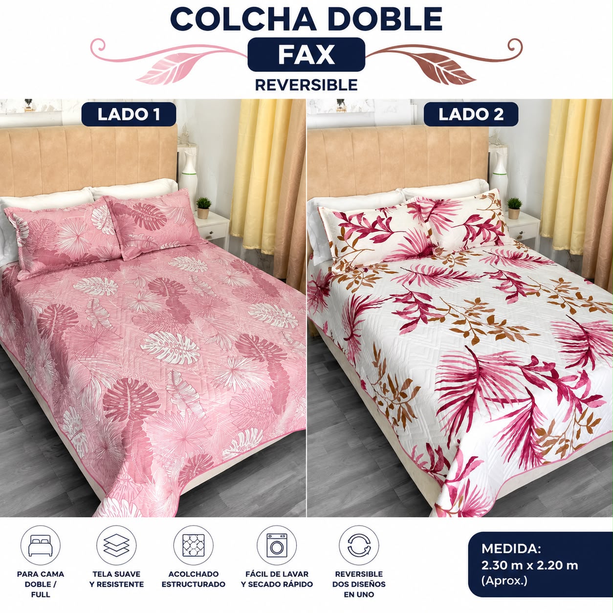 WhatsApp Image 2026-07-21 at 4.09.48 PM (1) Colcha Española FLORES - Imagen 1