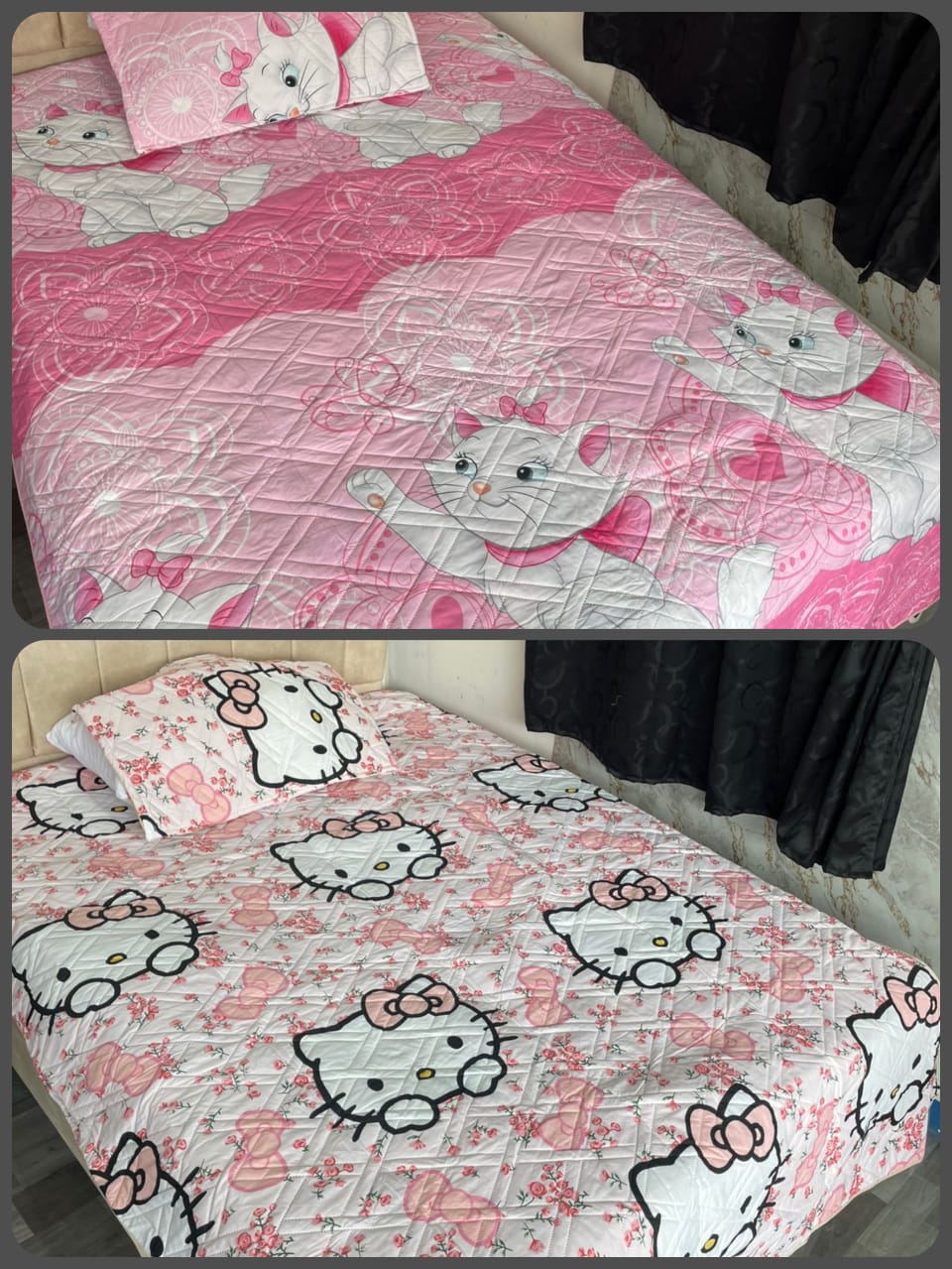WhatsApp Image 2026-07-29 at 8.34.32 AM (1) Edredón Infantil HELLO KITTY / MARIE - Imagen 1
