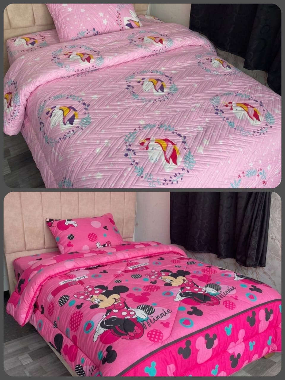 WhatsApp Image 2026-08-08 at 5.45.24 PM (3) Edredón Infantil MINNIE / UNICORNIO - Imagen 1