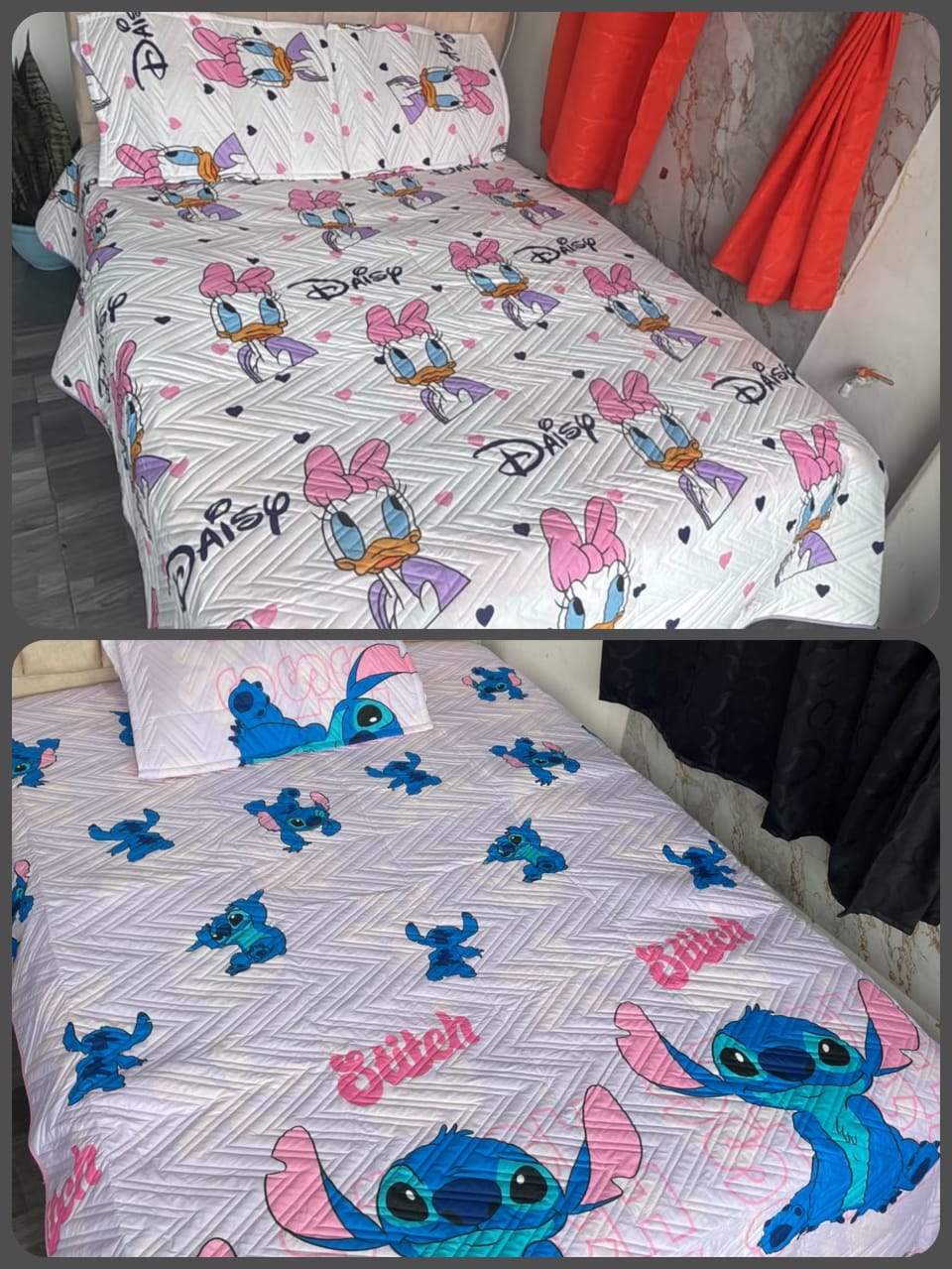 WhatsApp Image 2026-08-11 at 3.47.38 PM (3) Colcha Infantil DAISY / STITCH - Imagen 1