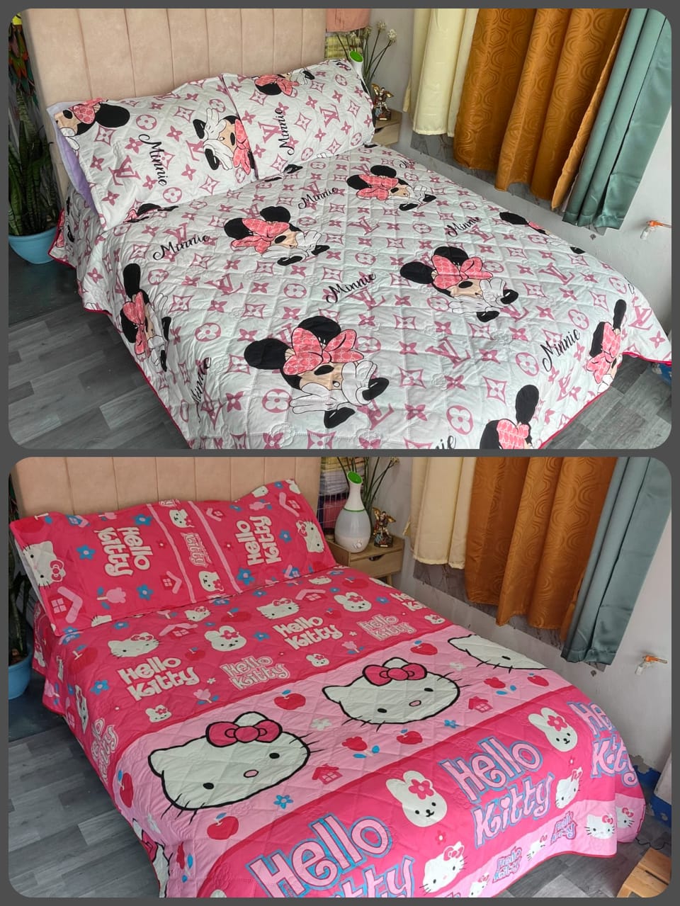 WhatsApp Image 2026-08-11 at 3.47.38 PM (5) Colcha Infantil MINNIE / KITTY - Imagen 1