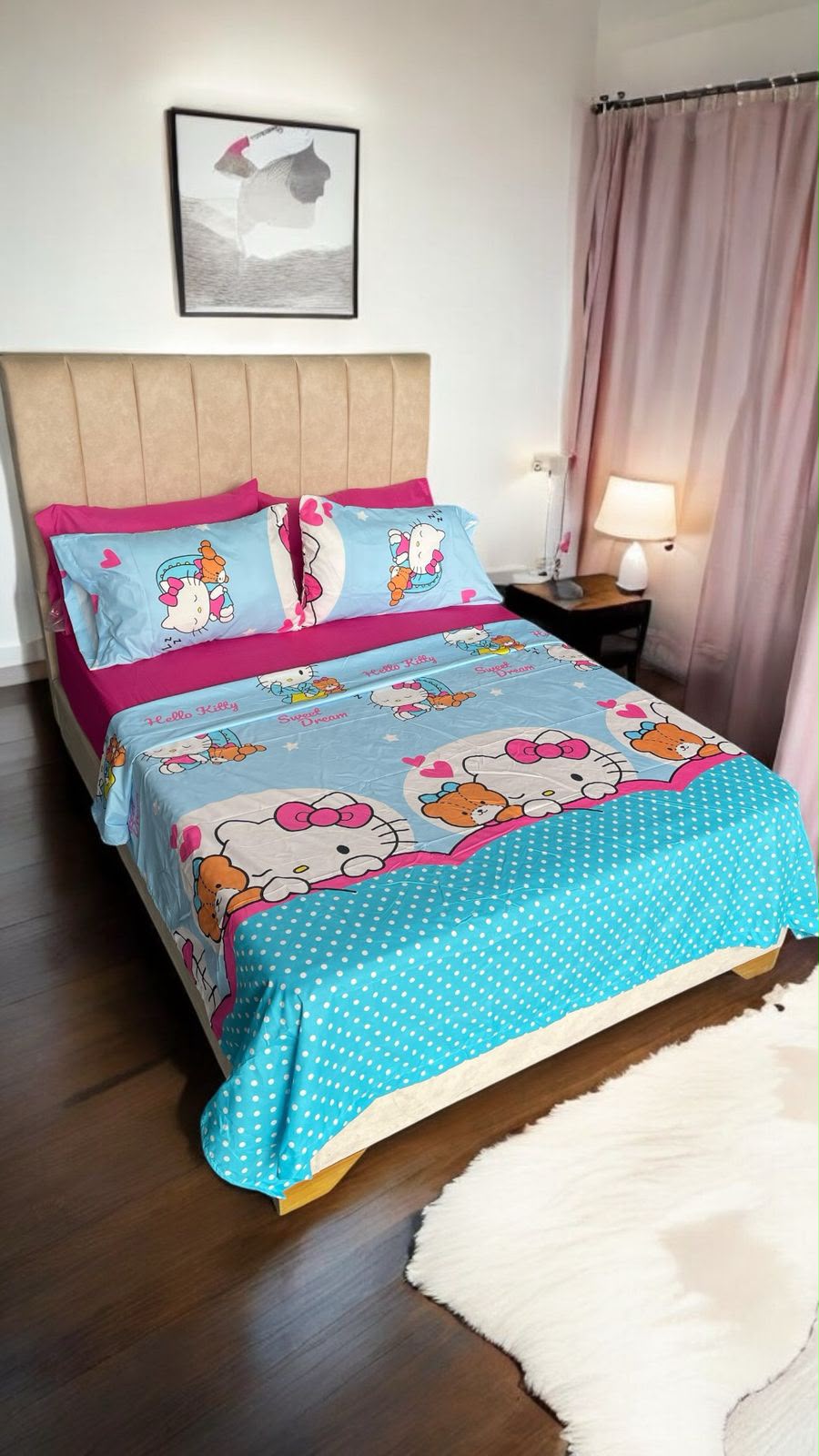 WhatsApp Image 2026-08-26 at 10.25.52 AM Sábana Infantil HELLO KITTY - Imagen 1